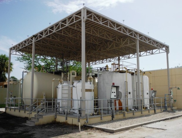 Replacement of Sodium Hydroxide Tanks and Miscellaneous Improvements, Design and Construction
