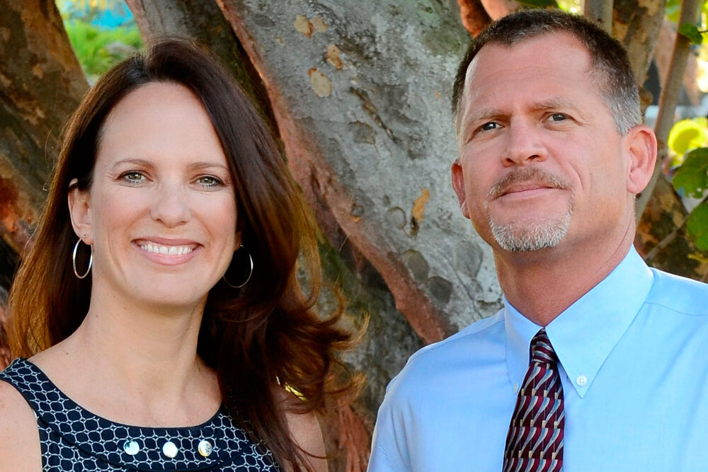 Audra McCafferty and Frank Brinson